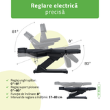 Fotoliu cosmetic, electric SELIA PRO 4 | Telecomandă manuală | 3 ani garanție!