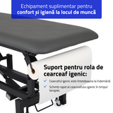 Masă de masaj electrică Fortis 2 Ergo | 2 segmente | Gri deschis-Alb / Gri-Negru | HR | Garanție 3 ani