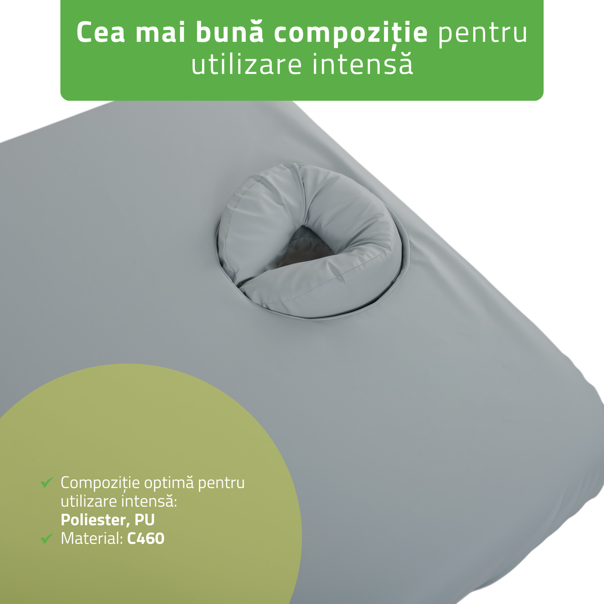 Husă rezistentă la ulei pentru masa de masaj Integral 102x203 cm | C460 | Gri | Bej