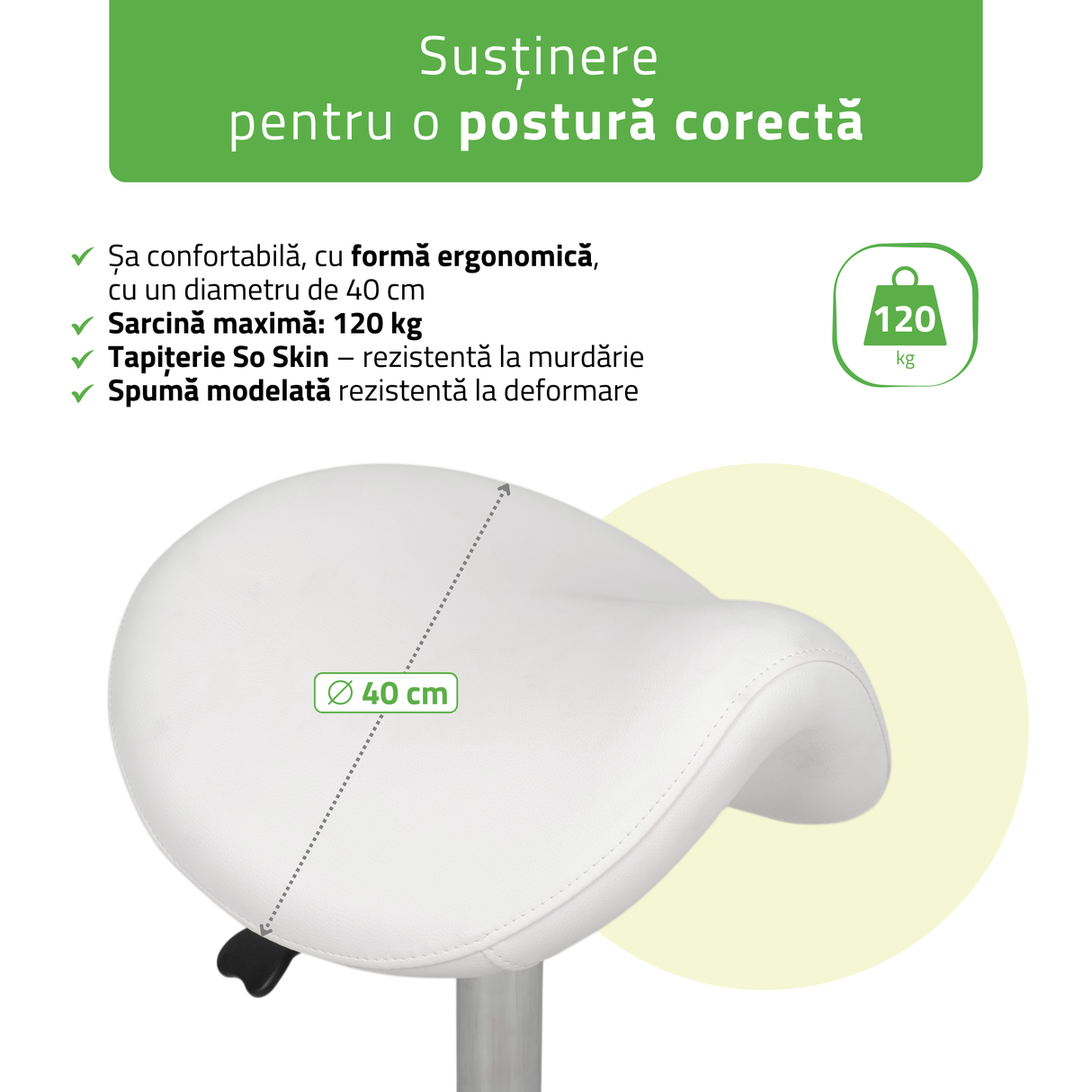 Scaun,Taburet  rotativ | Alma