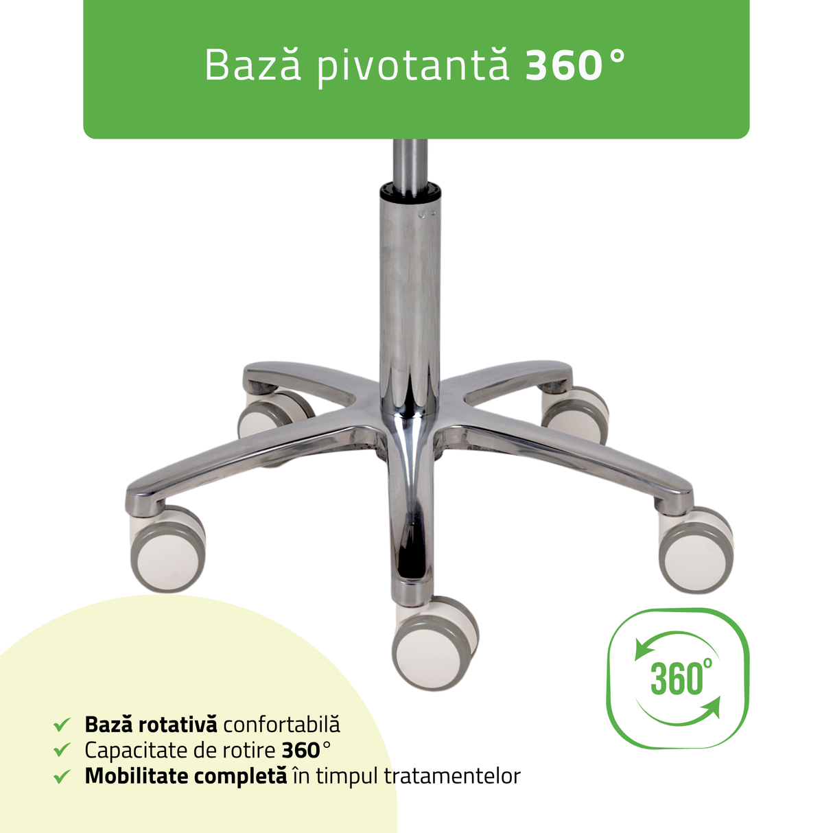 Scaun,Taburet  rotativ | Lila