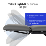 Masă de masaj electrică Fortis 2 Ergo | 2 segmente | Gri deschis-Alb / Gri-Negru | HR | Garanție 3 ani