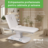 Pat cosmetic electric încălzit | Estella ERGO 2 | Telecomandă Manuală | 3 ani garanție!
