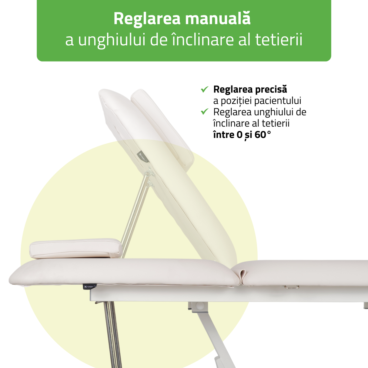Masă de masaj electrică Optima | Pat de masaj electric |  2 segmente | Telecomandă Manuală | 2 ani garanție!