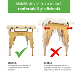 Masă de masaj pliabilă Bianca | Pat cosmetică