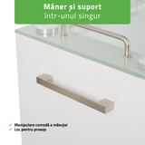 Ucenic salon cosmetică Milo | Habys | cu 3 sertare | Alb