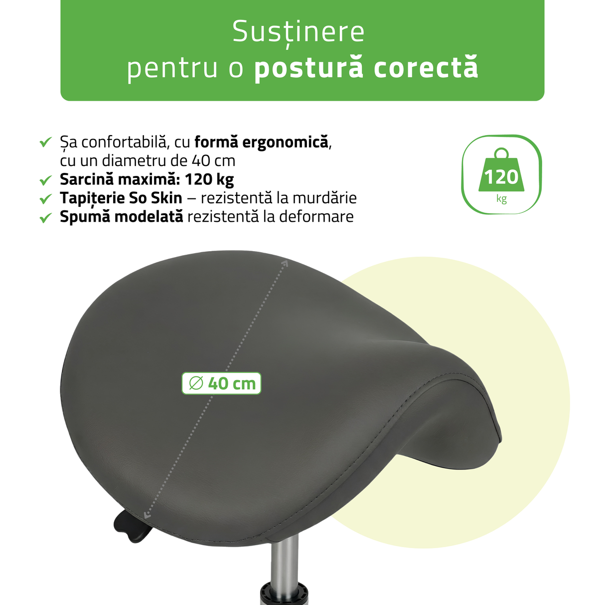 Scaun,Taburet  rotativ | Alma