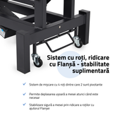 Pat de masaj electrică | Masă de masaj electrică Fortis 4 Ergo | 4 segmente | 3 ani garanție!