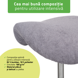 Husă din material frotir pentru Taburet | Sacaun cu roți | Diametru 34-40 cm