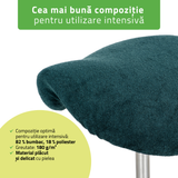 Husă din material frotir pentru Taburet | Sacaun cu roți | Diametru 34-40 cm