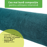 Husă din frotir textil cu elastic pentru cilindru, rolă de poziționare | 15x60 cm | Bej Negru Gri Verde