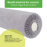Husă din Velur cu elastic pentru cilindru, rolă de poziționare | 15x60 cm