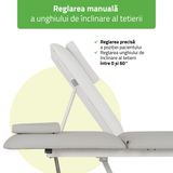 Masă de masaj electrică Optima | Pat de masaj electric |  2 segmente | Telecomandă Manuală | 2 ani garanție!
