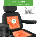 Pat cosmetic electric | Luxoria PRO 5 | Scaun cosmetic cu reglare electrică | Panou Control | Telecomandă Manuală | 3 ani garanție!