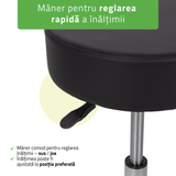 Scaun, Taburet rotativ cu roți | Mobi