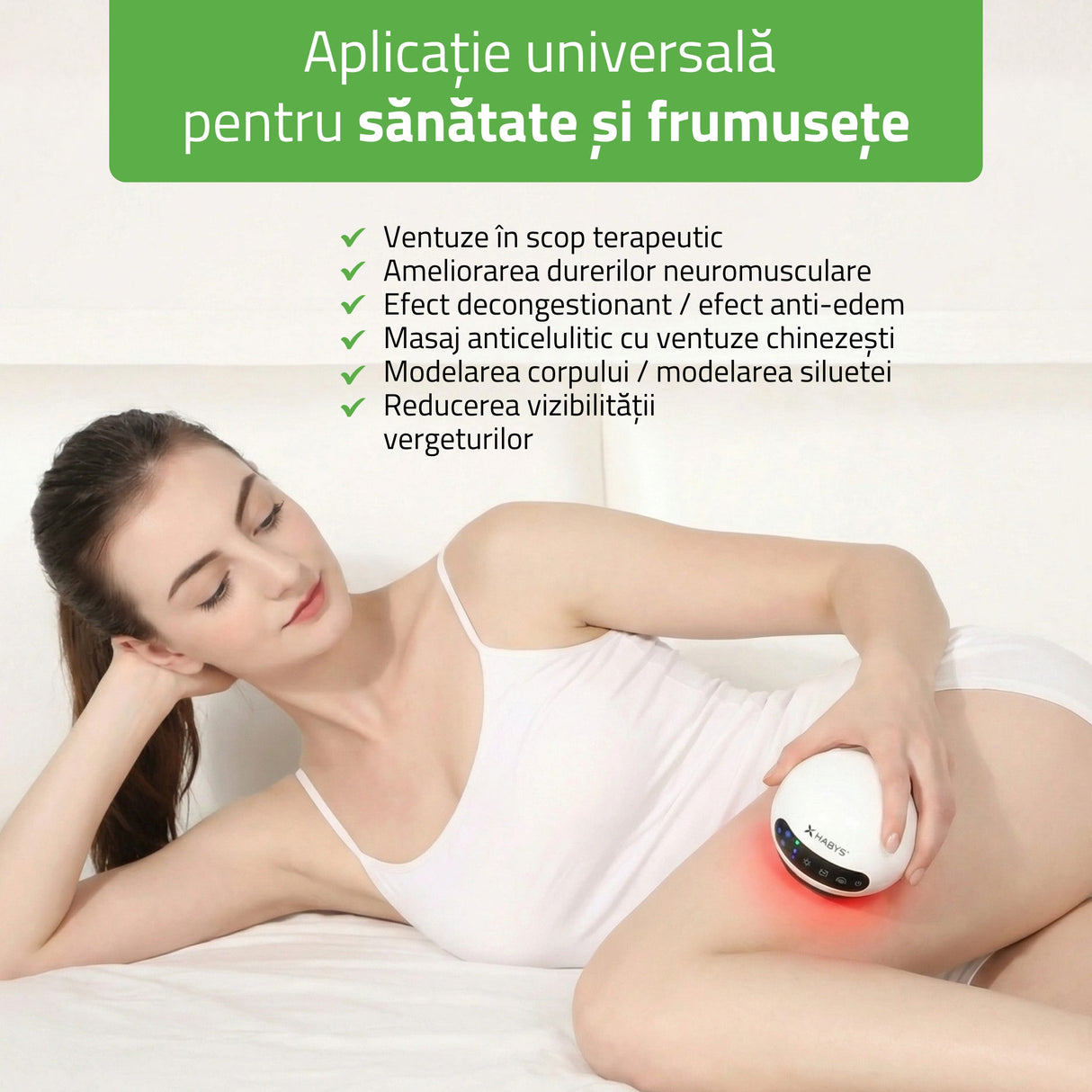 Dispozitiv electric de masaj cu ventuze | Aparat de masaj cu vid