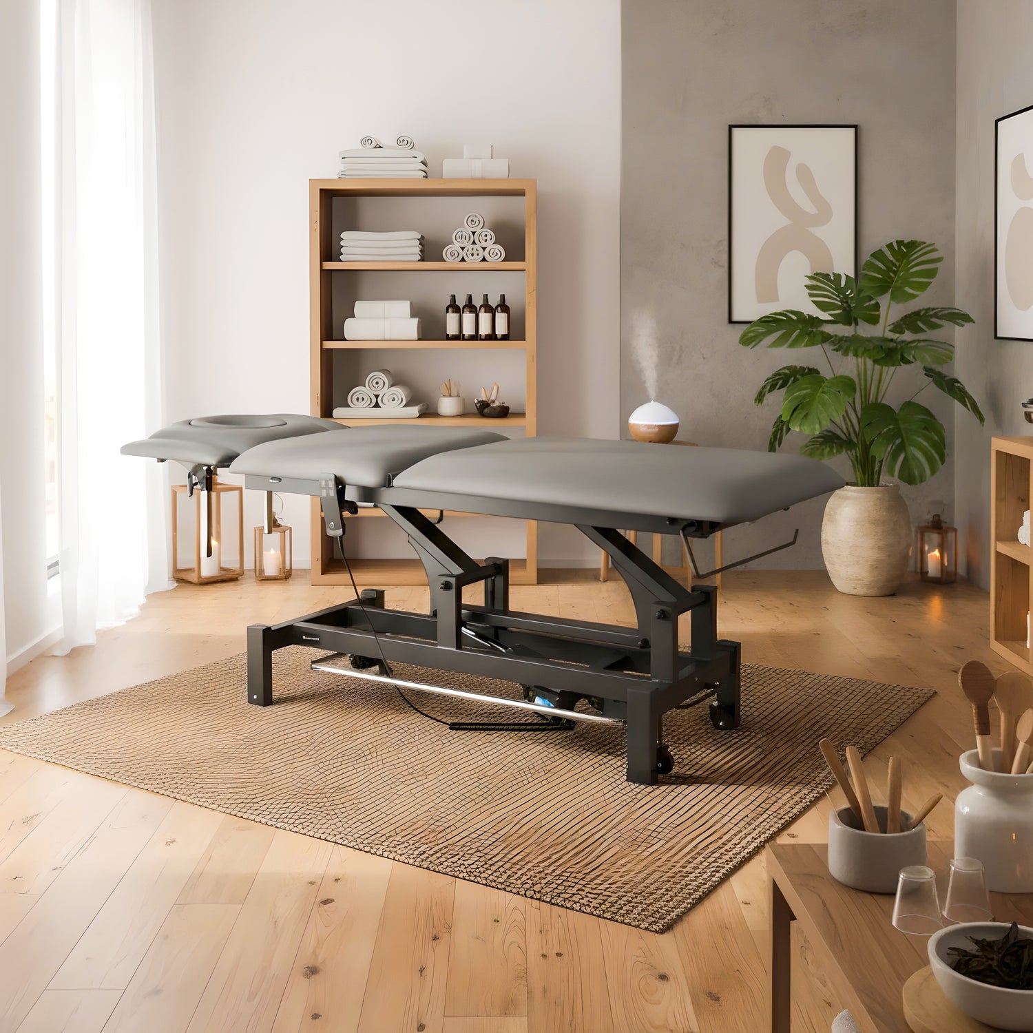 Masă de masaj electrică Fortis 5 Ergo | Pat de masaj electric | 5 segmente | Telecomandă Manuală | Ramă de control  | 3 ani garanție!