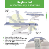 Fotoliu cosmetic, electric Elara PRO 4, violet | 3 ani garanție!