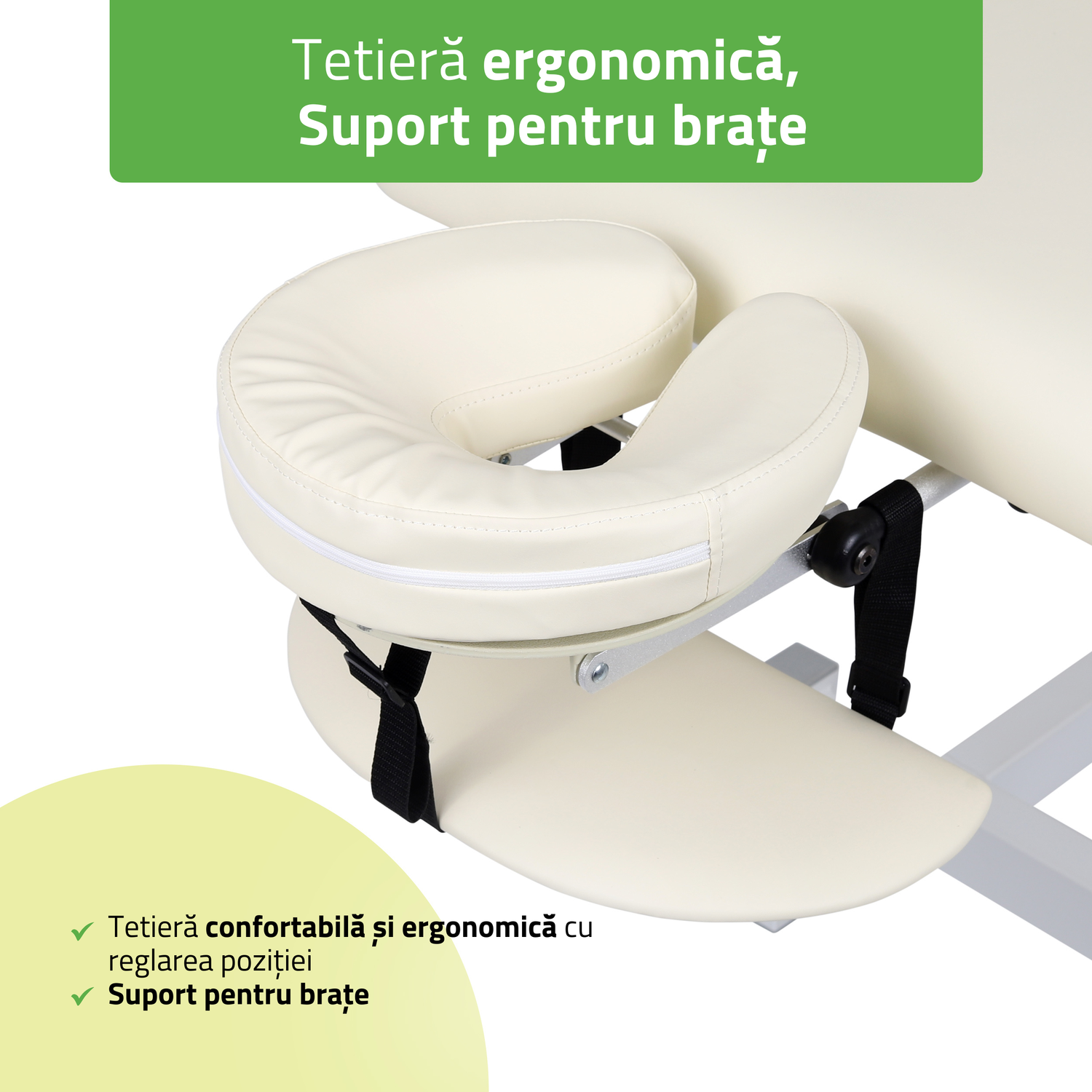 Masă de masaj electrică Fortis 1 | Pat de masaj electric| 1-Segment | Telecomandă Manuală  | Ramă de control |3 ani garanție!