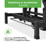 Masă de masaj electrică Fortis 2 | Pat de masaj electric |  2 segmente | Telecomandă Manuală | Ramă de control |3 ani garanție!