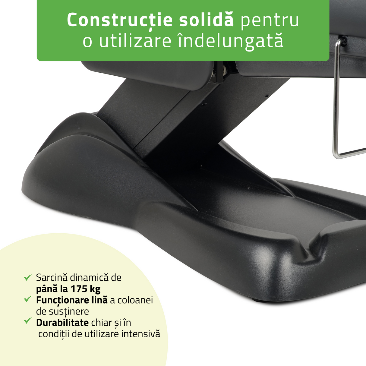 Fotoliu cosmetic electric | LEO PRO 4| Scaun cosmetic cu reglare electrică | Telecomandă manuală | 3 ani garanție!