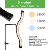 Habys VENA Lampă cosmetică LED | 45W | pentru stilizarea genelor, sprâncenelor și machiaj permanent
