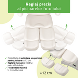 Fotoliu cosmetic, electric Elara PRO 6P, Alb | 3 ani garanție!