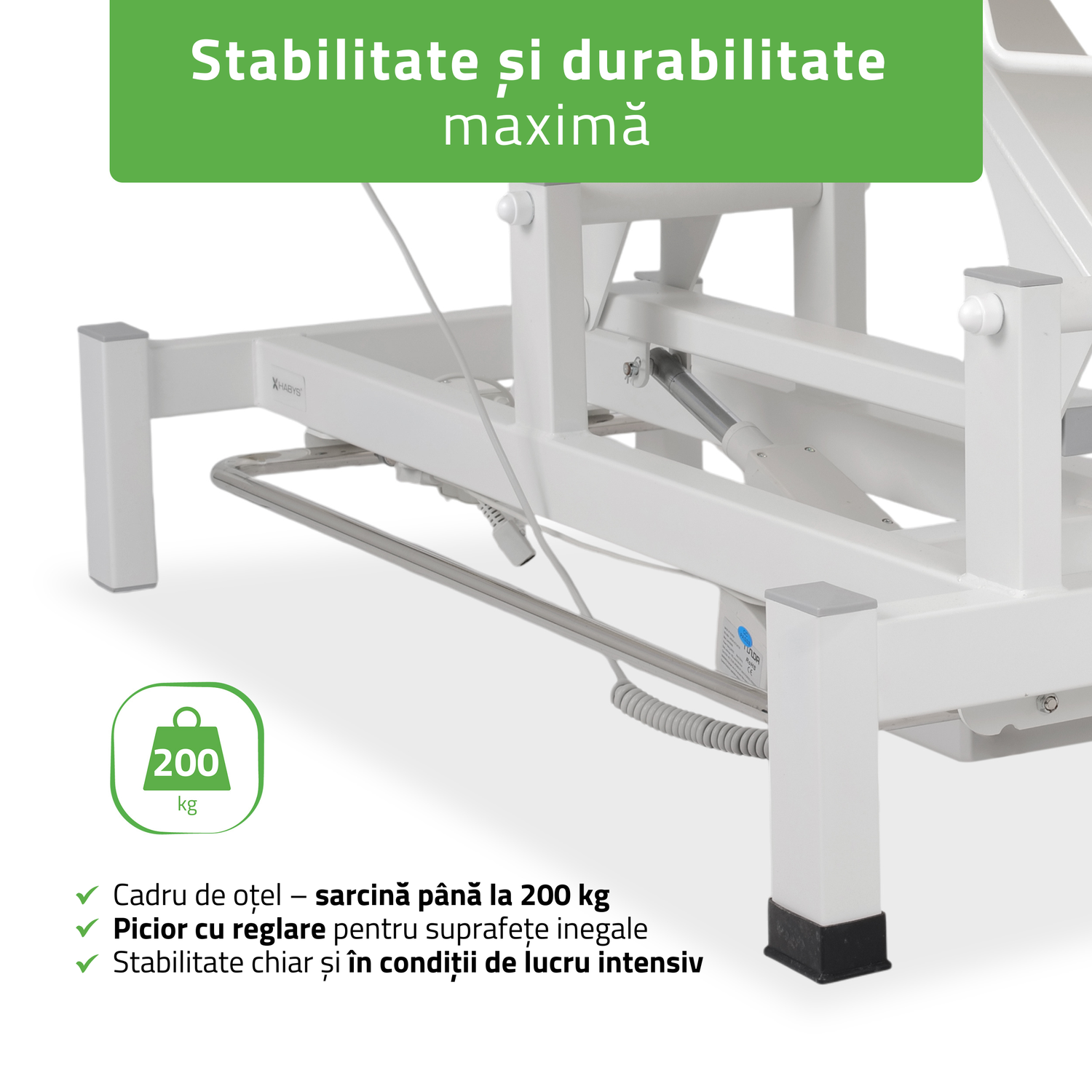 Masă de masaj electrică Fortis 1 | Pat de masaj electric| 1-Segment | Telecomandă Manuală  | Ramă de control |3 ani garanție!