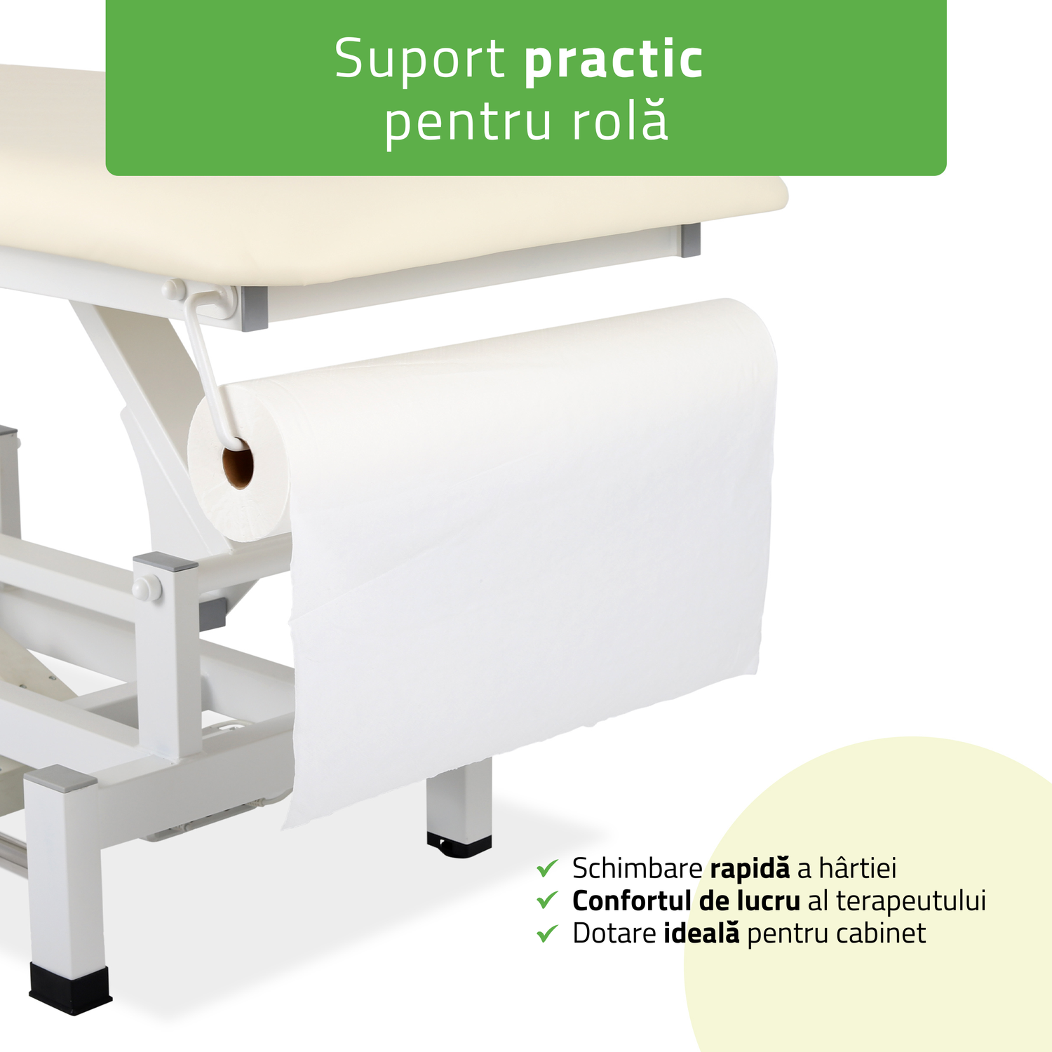 Masă de masaj electrică Fortis 1 | Pat de masaj electric| 1-Segment | Telecomandă Manuală  | Ramă de control |3 ani garanție!