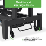 Masă de masaj electrică Fortis 5 Ergo | Pat de masaj electric | 5 segmente | Telecomandă Manuală | Ramă de control  | 3 ani garanție!