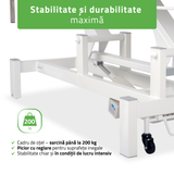 Masă de masaj electrică Fortis 5 Ergo | Pat de masaj electric | 5 segmente | Telecomandă Manuală | 3 ani garanție!