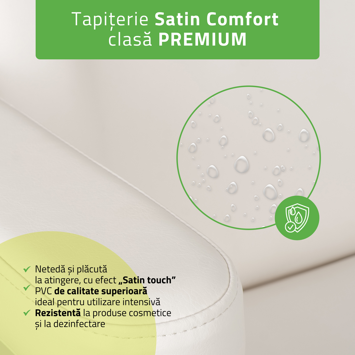 Fotoliu cosmetic, electric Elara PRO 6P, Alb | 3 ani garanție!