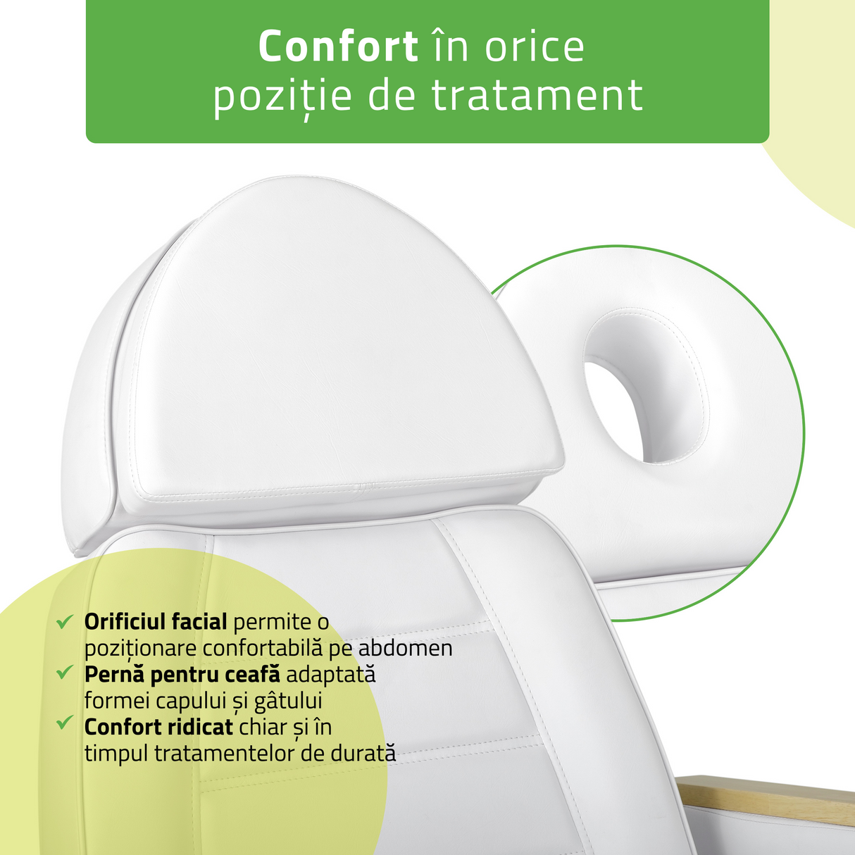 Fotoliu cosmetic electric | LEO PRO 4| Scaun cosmetic cu reglare electrică | Telecomandă manuală | 3 ani garanție!