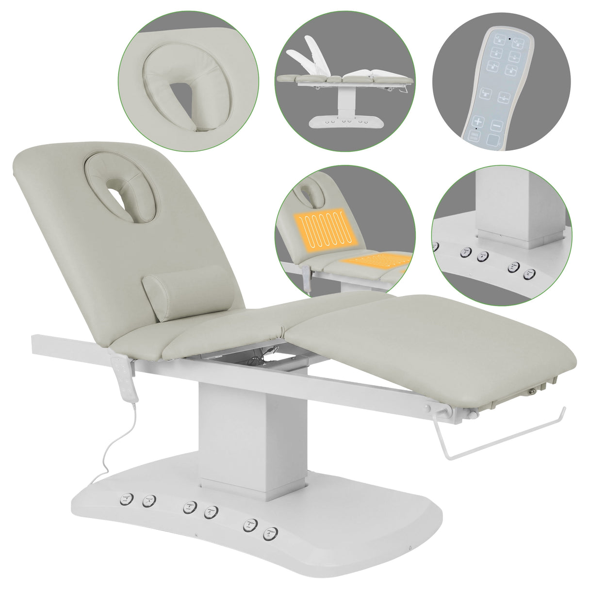 Pat cosmetic electric încălzit | Serenity ERGO 4 | Panou Control  | Telecomandă Manuală | 3 motoare | 3 ani garanție!