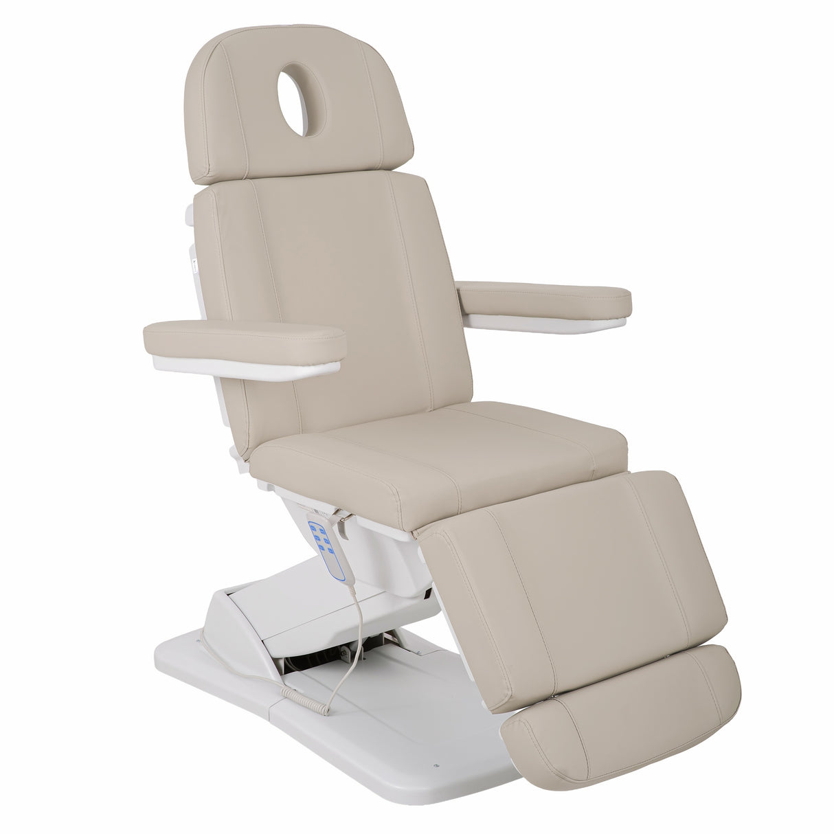 Fotoliu cosmetic electric TAVIA | Telecomandă manuală | 3 motoare | 3 ani garanție!