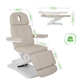 Fotoliu cosmetic electric TAVIA | Telecomandă manuală | 3 motoare | 3 ani garanție!