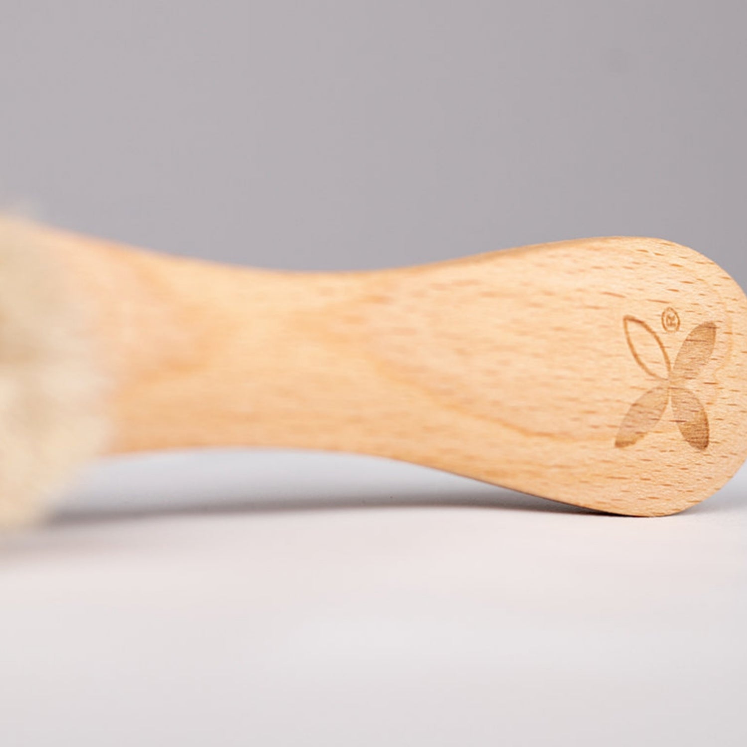 Perie pentru masaj uscat | Perii din păr de cal pentru față | Perie delicată pentru masaj uscat