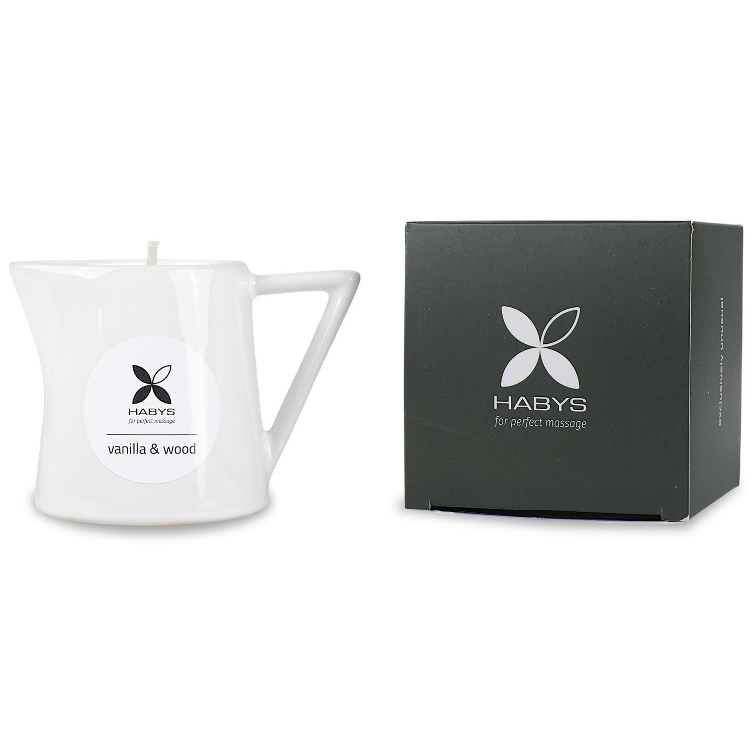Lumânare de masaj 110 ml |  Vanilie & Lemn