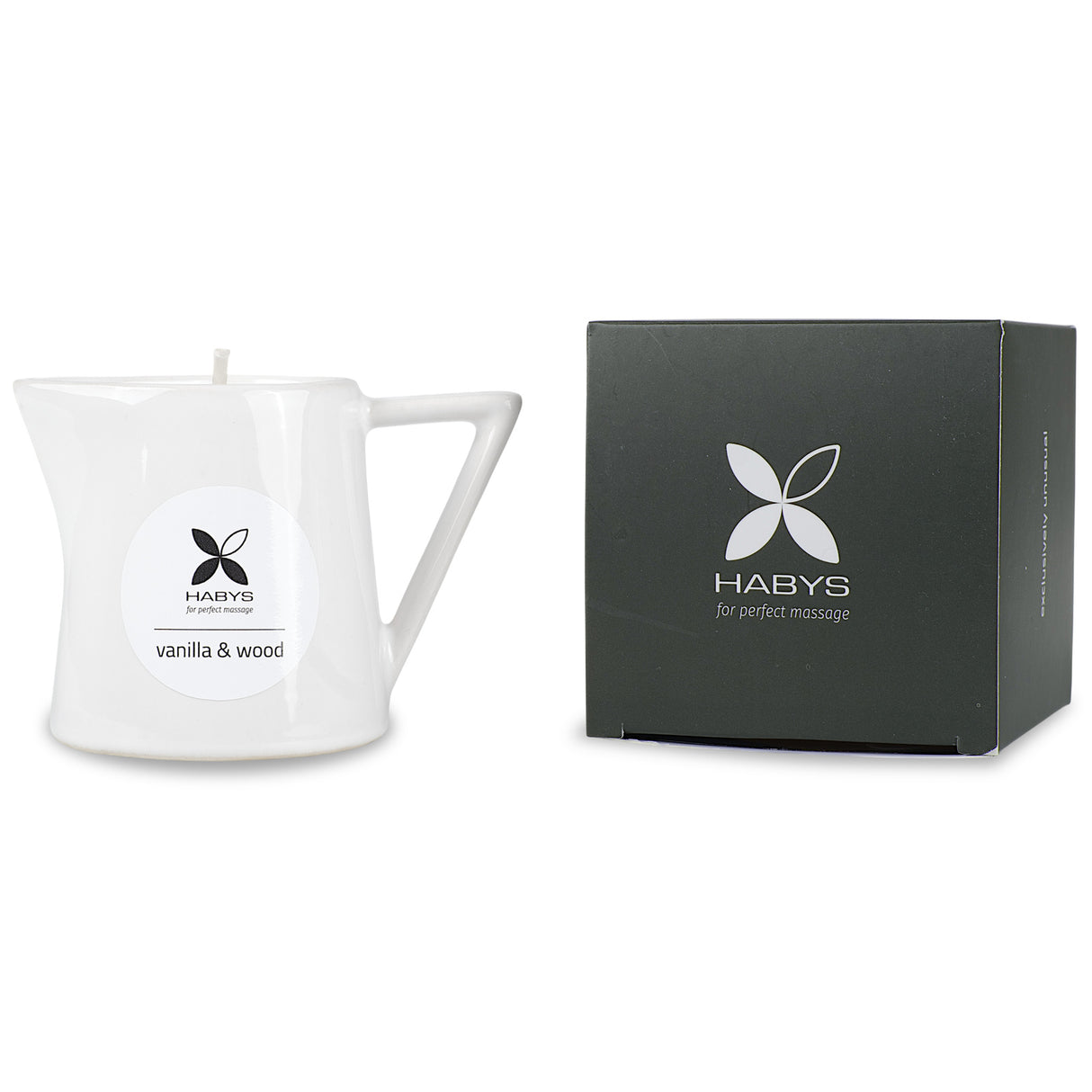 Lumânare de masaj 110 ml |  Vanilie & Lemn