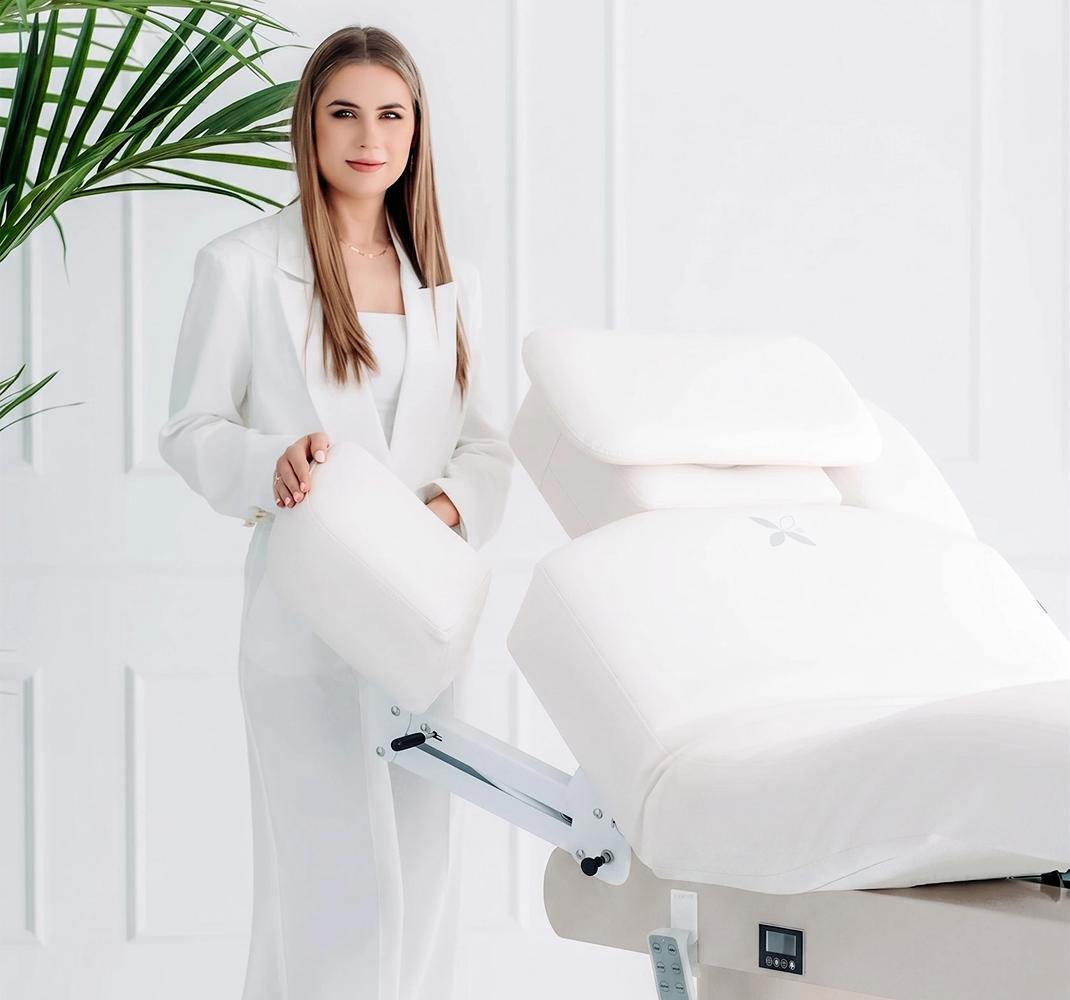 Pat cosmetic electric încălzit Eterna | 4 motoare | pentru studiouri premium | 3 ani garanție!