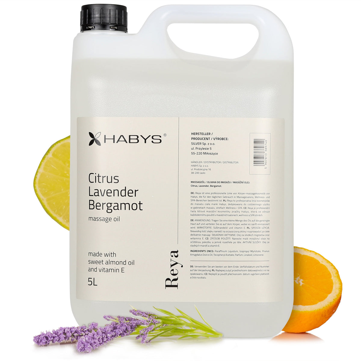 Ulei de masaj Habys | Reya Citrus Lavender Bergamot