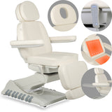 Pat cosmetic electric | Luxoria PRO 5 | Scaun cosmetic cu reglare electrică | Panou Control | Telecomandă Manuală | 3 ani garanție!
