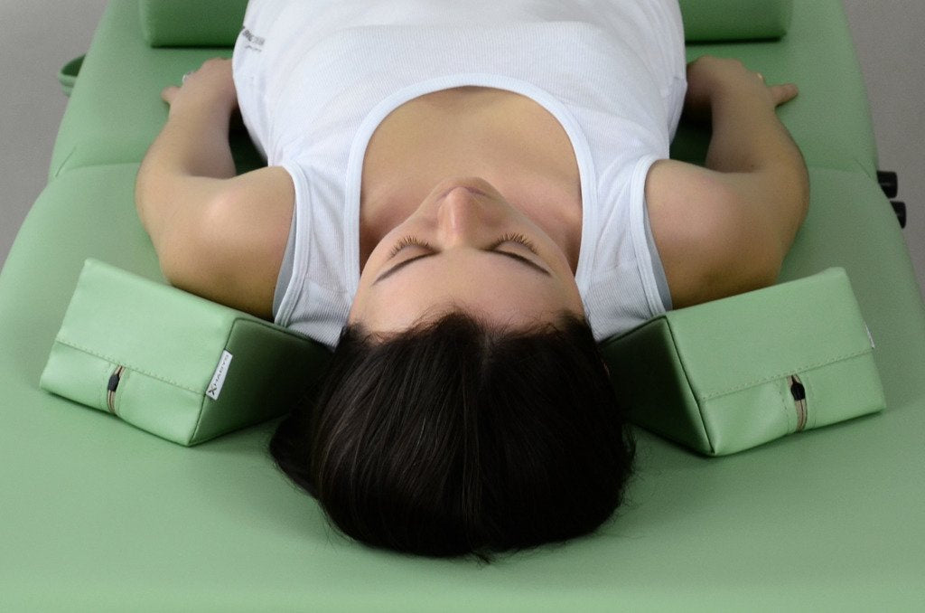 Pernă triunghiulară de poziționare pentru masaj  20x25x10 cm | Vinyl Flex