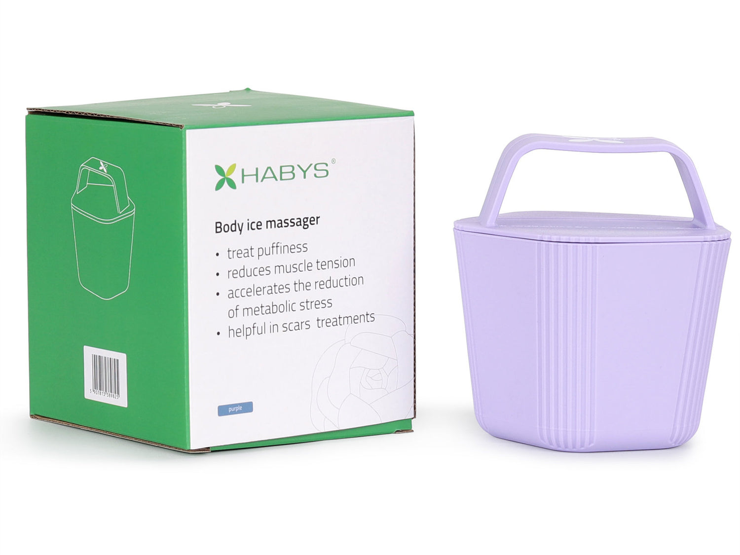 Ice Roller pentru corp | Masaj cu gheață – Violet