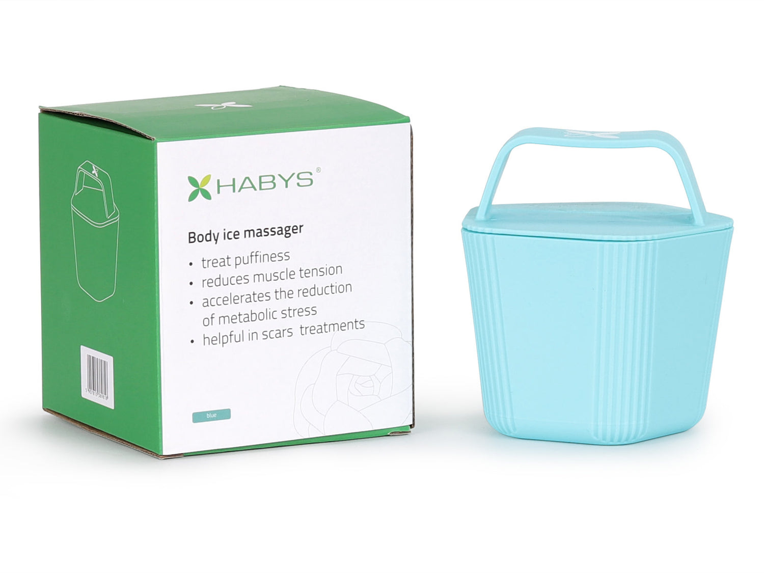 Ice Roller pentru corp | Masaj cu gheață – Albastru