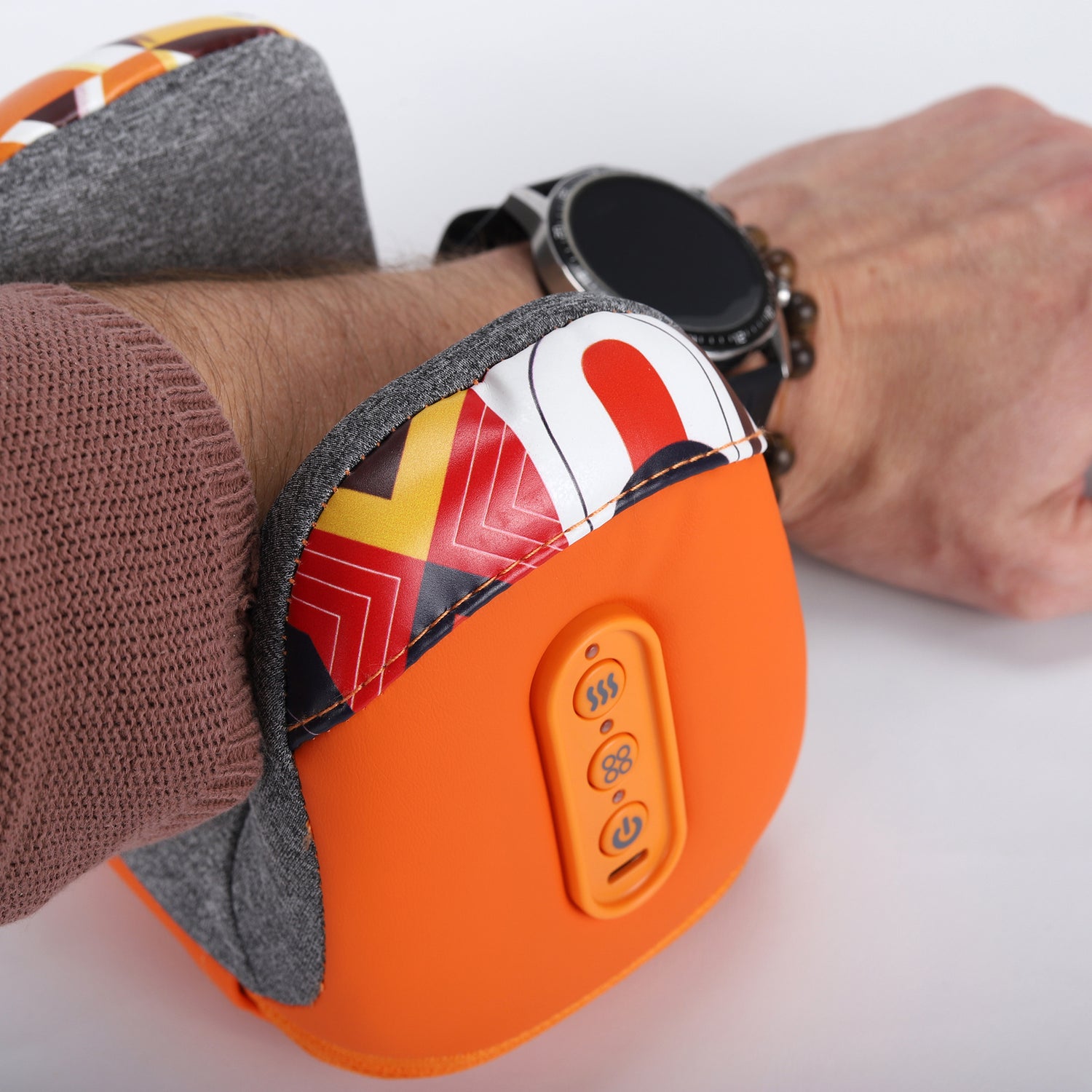 Dispozitiv electric pentru masaj pentru încheietura mâinii  | funcție de încălzire |  3 în 1