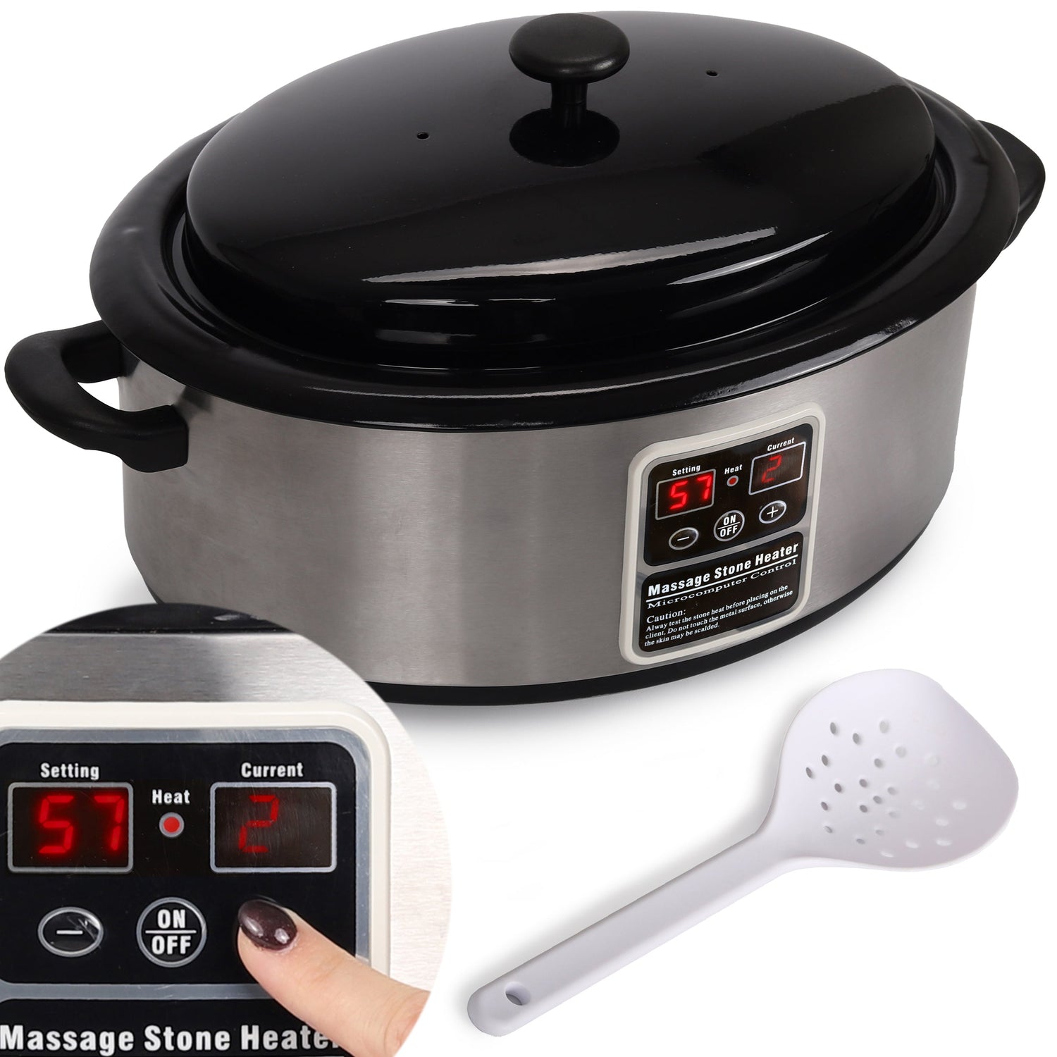 Încălzitor digital pentru pietre de masaj vulcanice  | 6 Litri