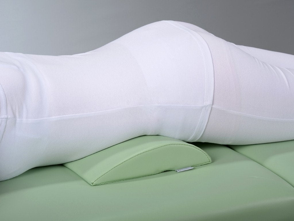 Pernă semi-cilindru de poziționare lombară pentru masaj 40x25x7 cm | Tapițerie Vinyl Flex