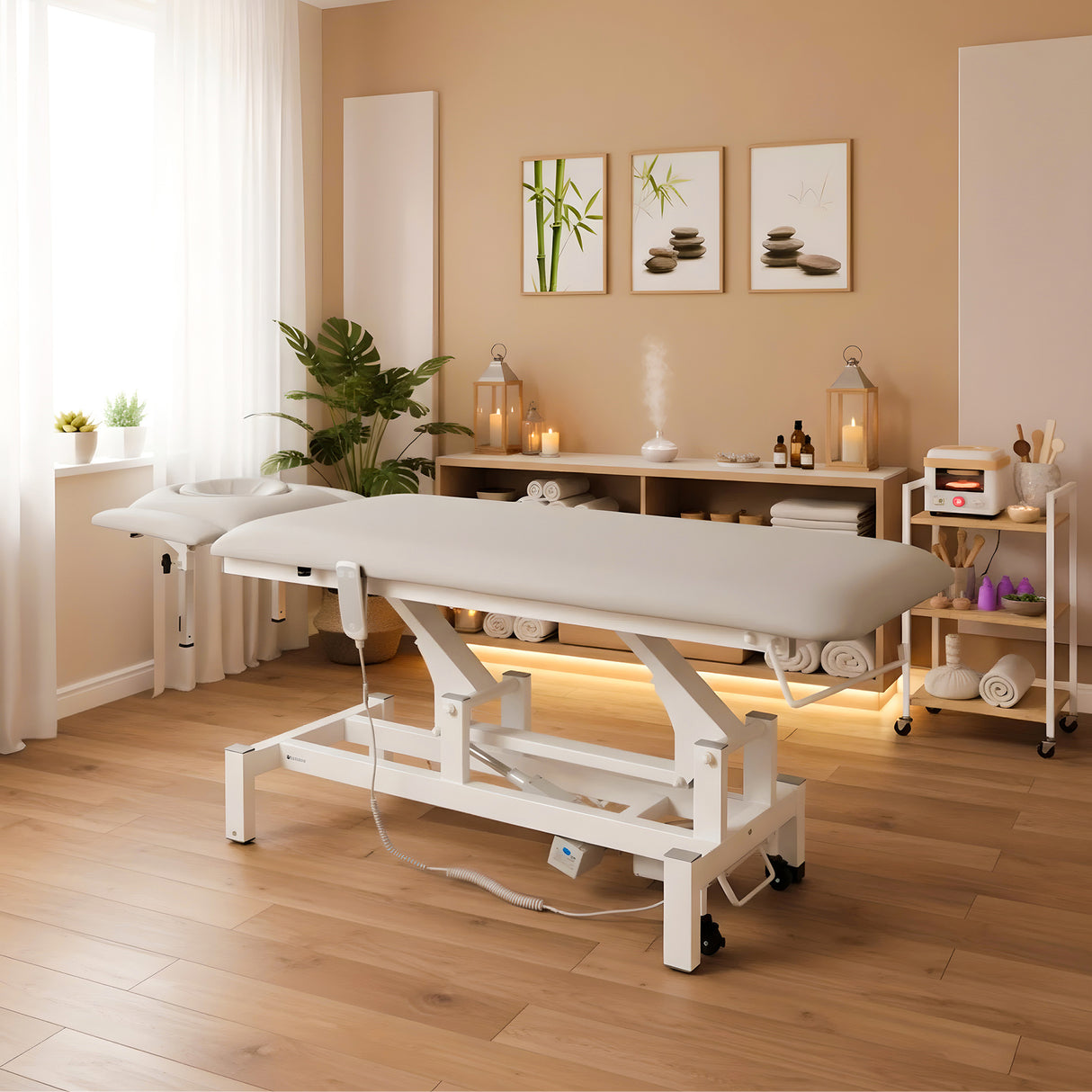 Masă de masaj electrică Fortis 4 Ergo | Pat de masaj electric | 4 segmente | Telecomandă Manuală | 3 ani garanție!