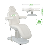 Pat cosmetic electric | Ravia PRO 3 | Fotoliu cosmetic cu reglare electrică | Telecomandă de manuală | 4 motoare electrice